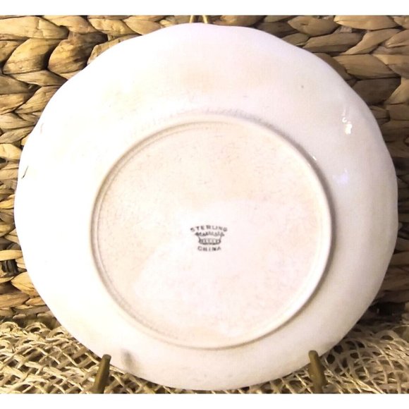 Antique Sterling China Fish Plates, Cabinet Plates, Wall Decor, SET/3 - Picture 12 of 12